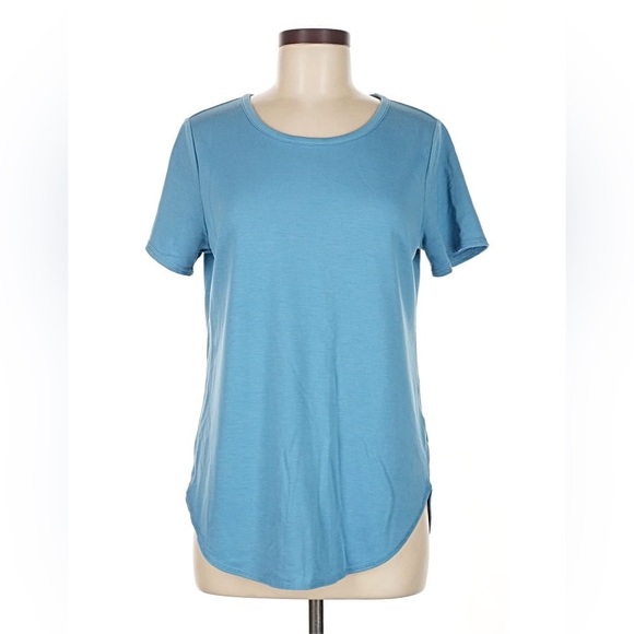 Skechers Tops - 💜 Relaxed Blue Short Sleeve T-Shirt